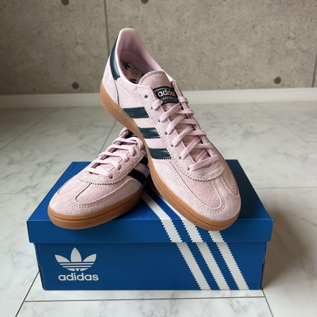 【新品】アディダス HANDBALL SPEZIAL クリアピンク23cm