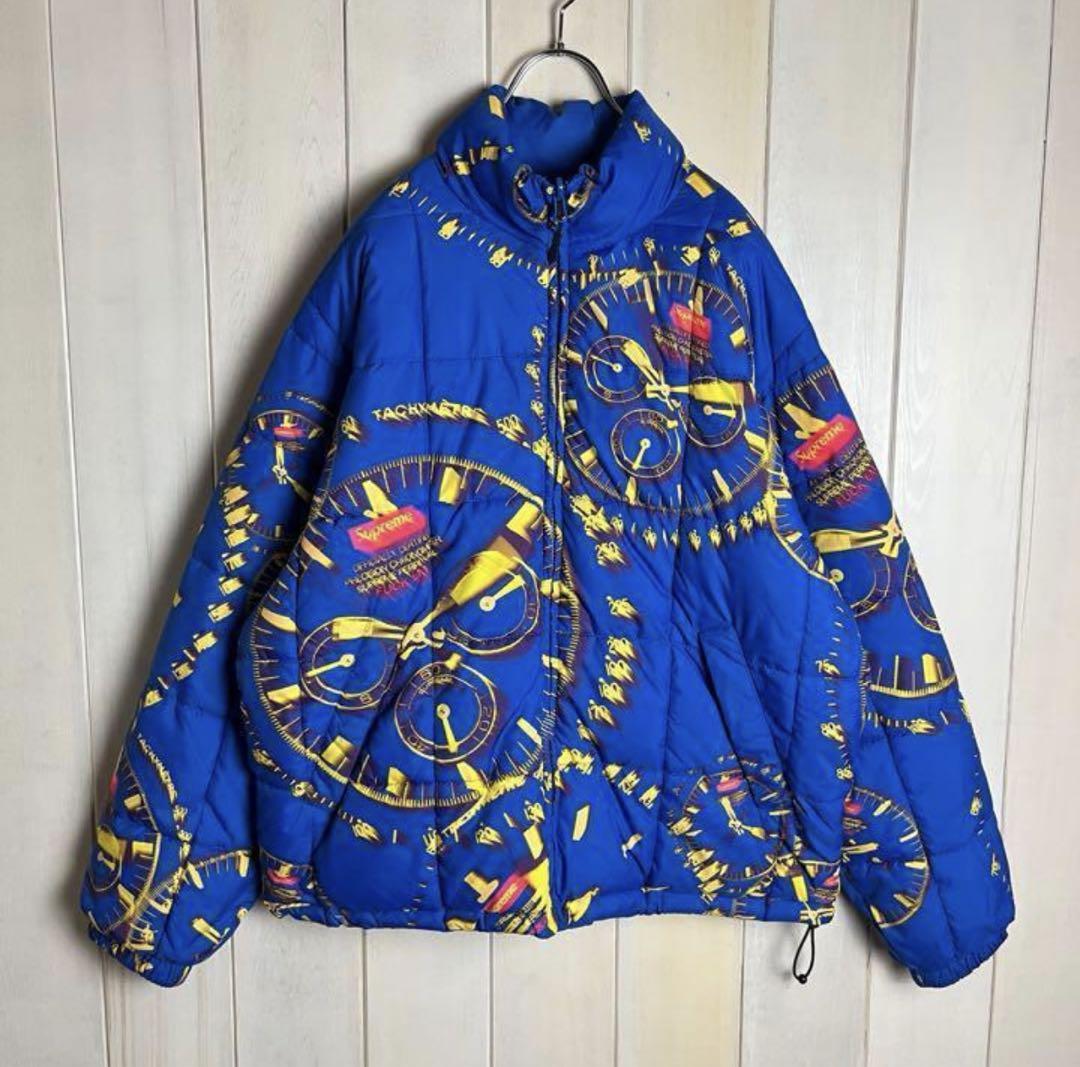 【super rare design】シュプリーム 総柄 ダウンジャケット M
