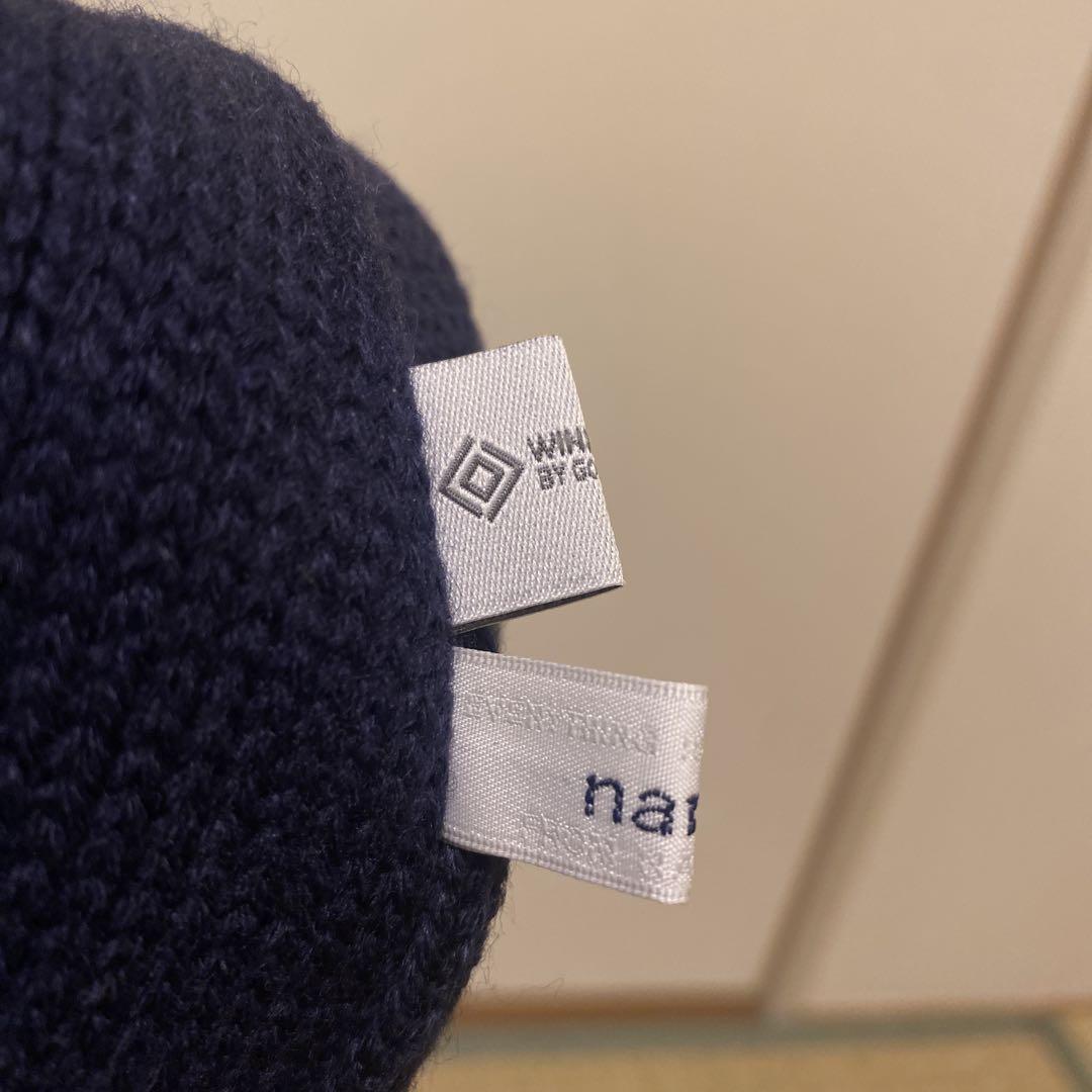 nanamica GORE-TEX ビーニーキャップ　ネイビー