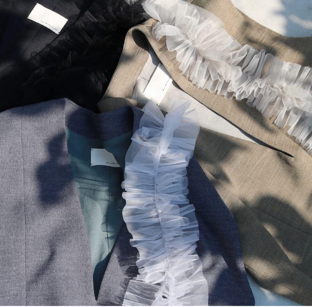aere アエレ2way tulle vest 38 チュールベスト