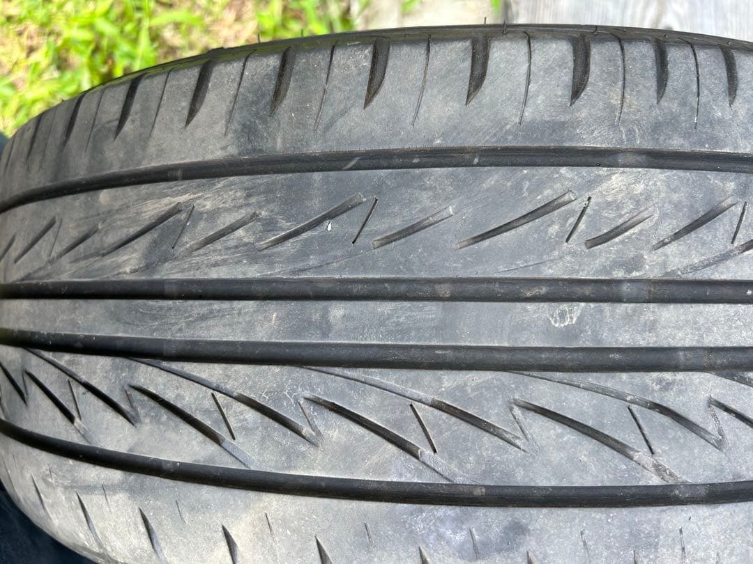 220クラウンＲＳ.5スポークホイールタイヤ4個セット やや傷や汚れあり