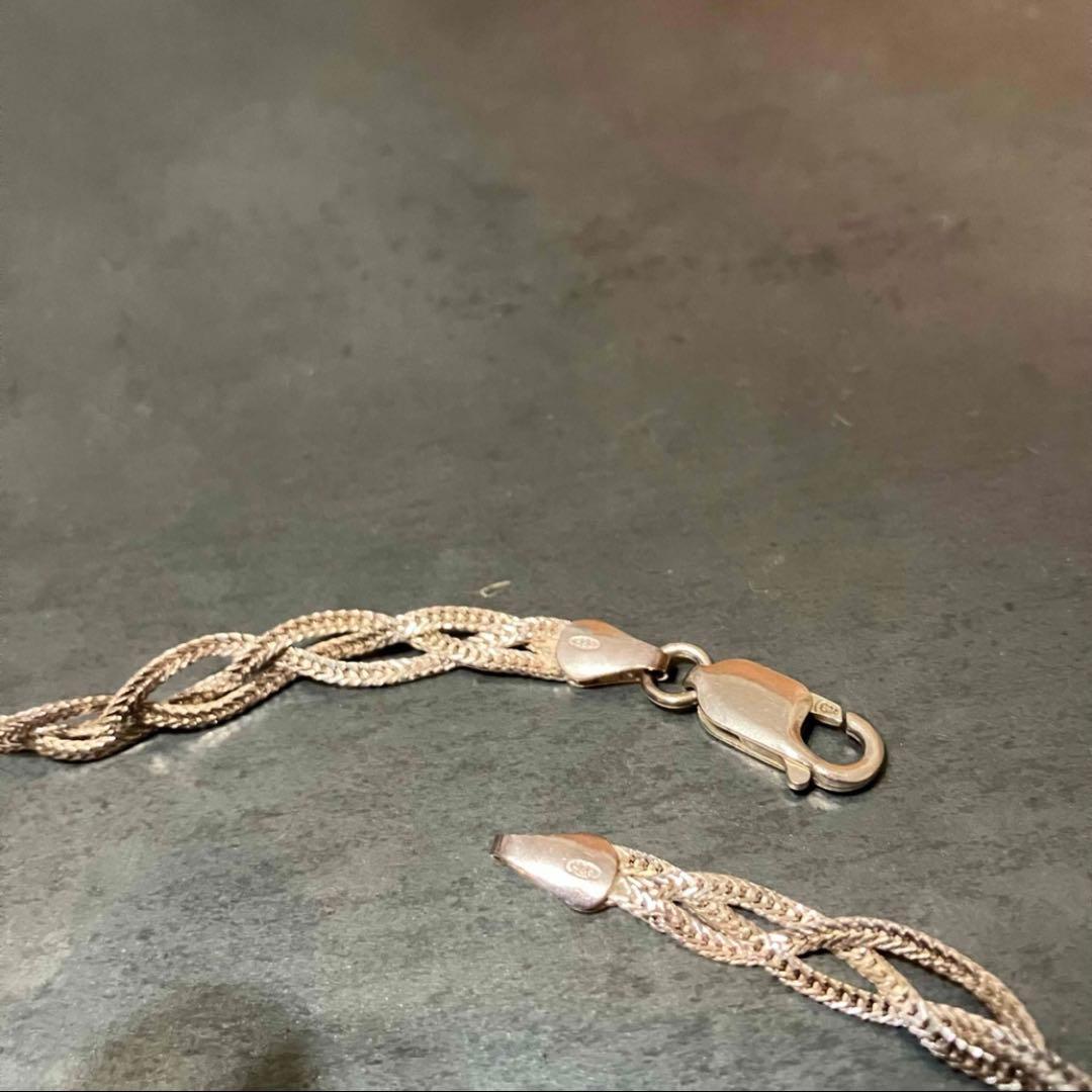 SILVER925 TWIST 3LINE NECKLACE/シルバーネックレス