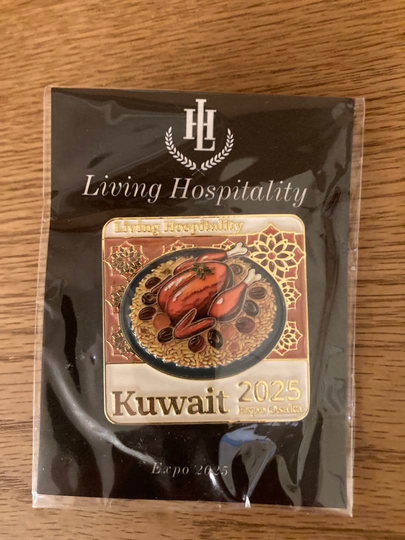 大阪万博 非売品 クウェート館レストラン限定ピンバッジ ピンズ ピンバッチ レア