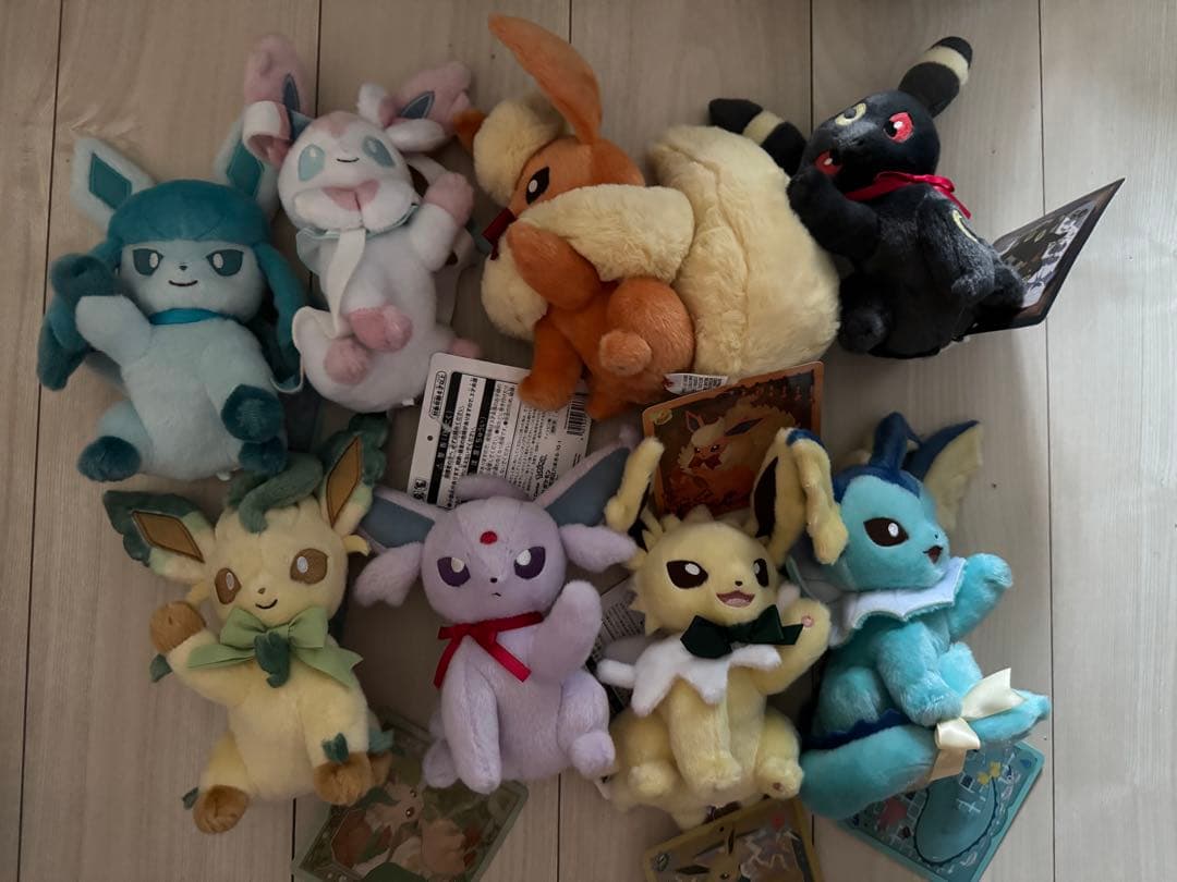 可 ぬいぐるみ Eevee Collection イーブイ 8種セットポケモン/ポケットモンスター