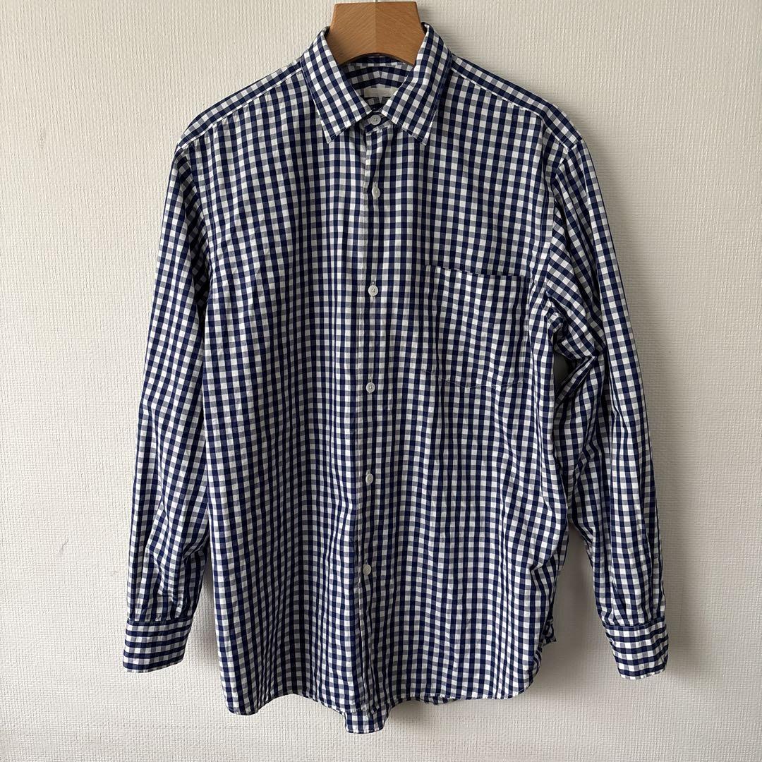 2017SS comoli ギンガムチェックシャツ サイズ1