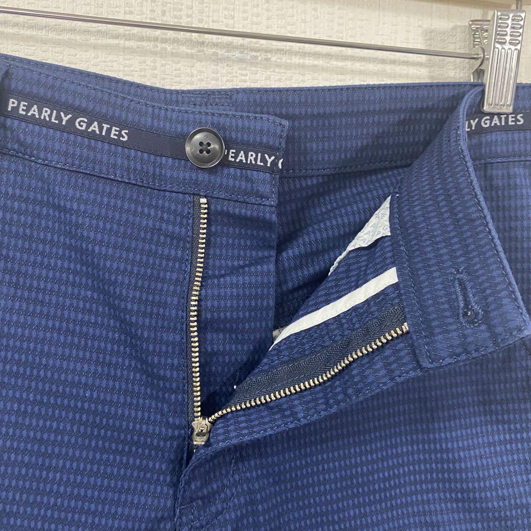 パーリーゲイツ　PEARLY GATES　千鳥柄クールストレッチパンツ　サイズ4