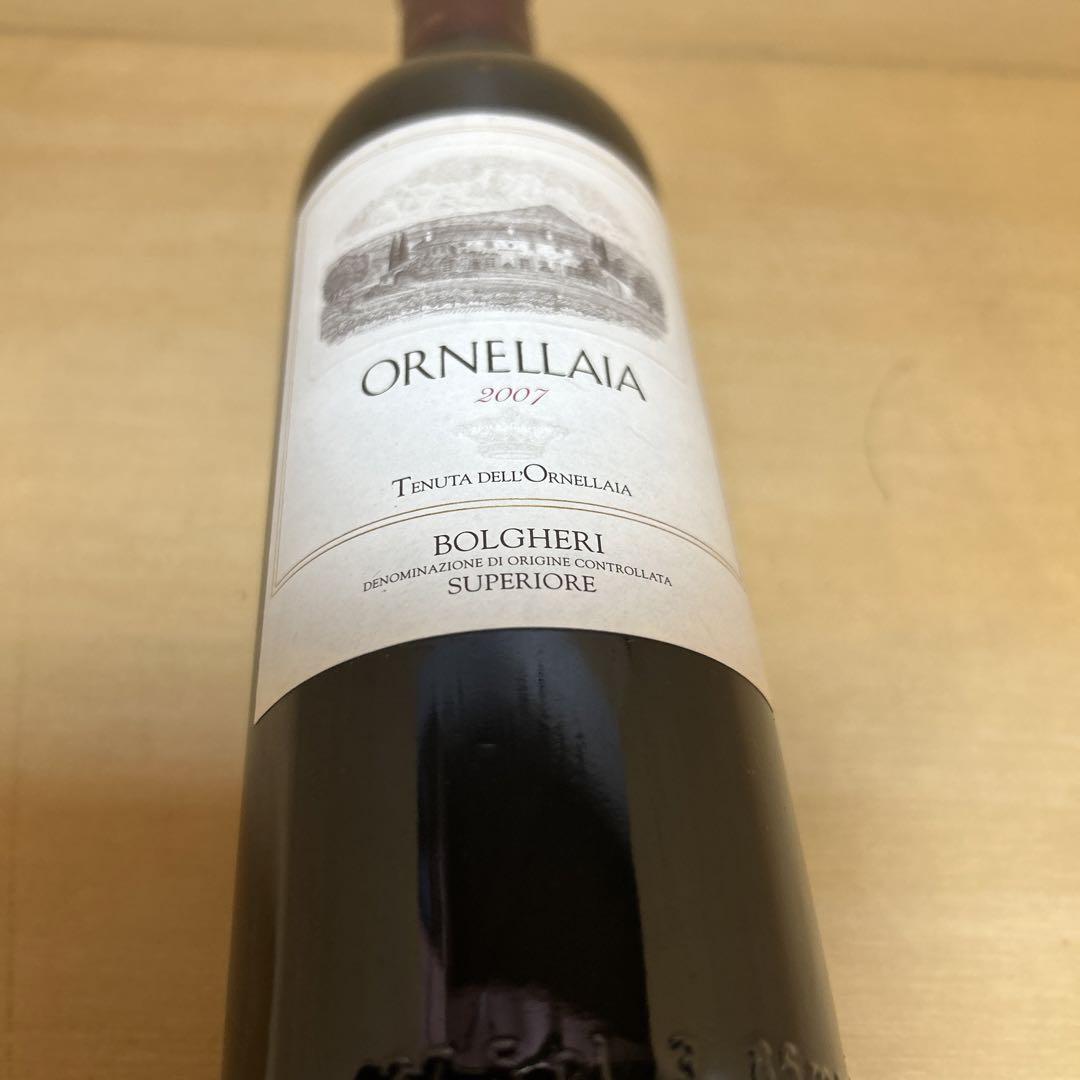 ORNELLAIA 2007 ボルゲリ DOCスーペリオーレ - メルカリ