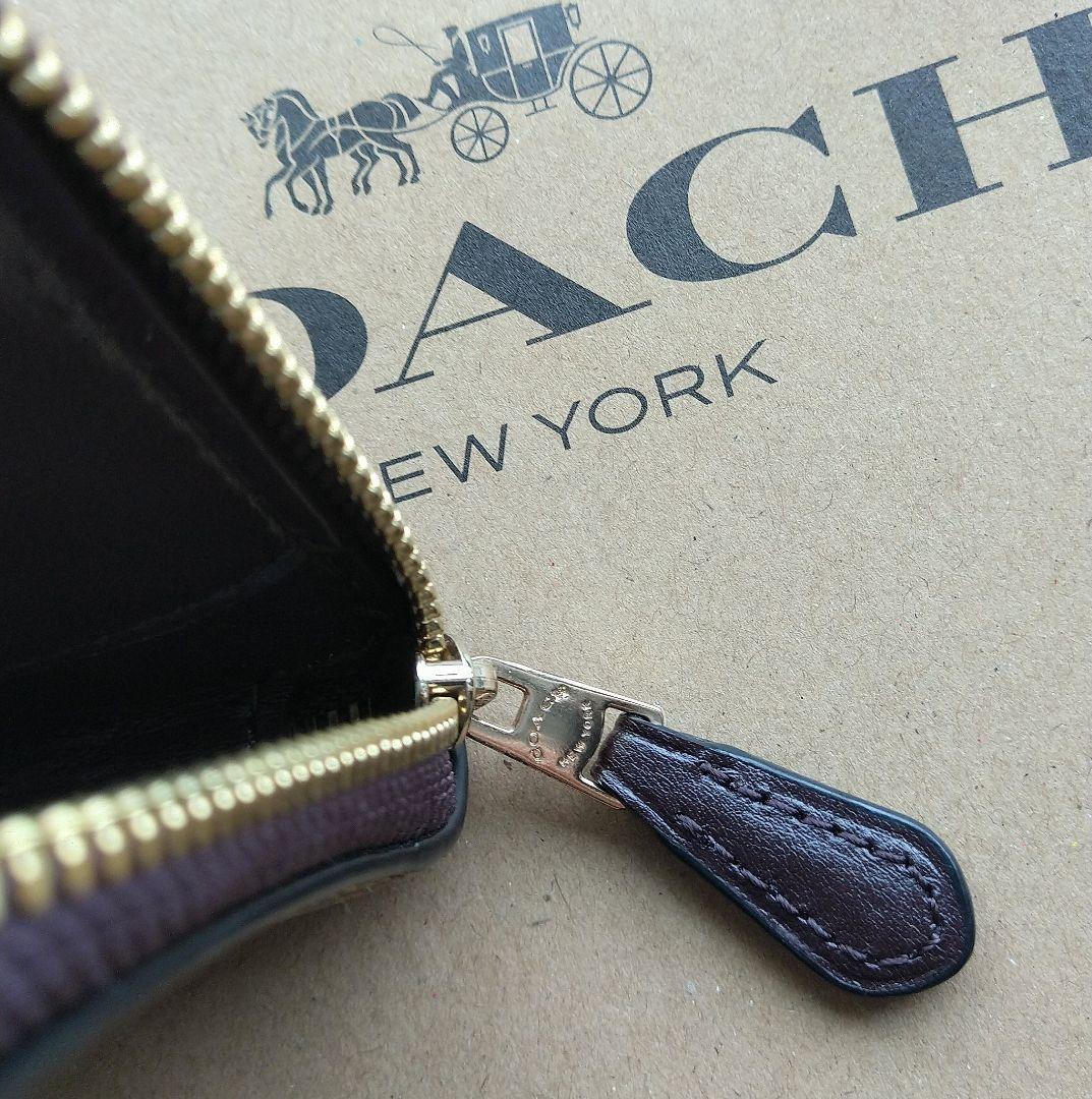 格安本物保証 新品 COACH コーチ 二つ折り財布 ラウンドジップ カーキ ローズ FGiST-m79804194995 得価限定品