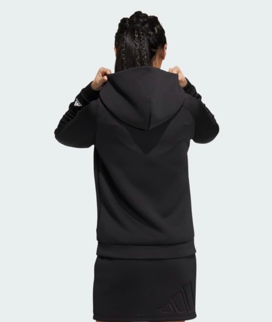 アディダスゴルフ レディース ダンボールニット セットアップ ブラック