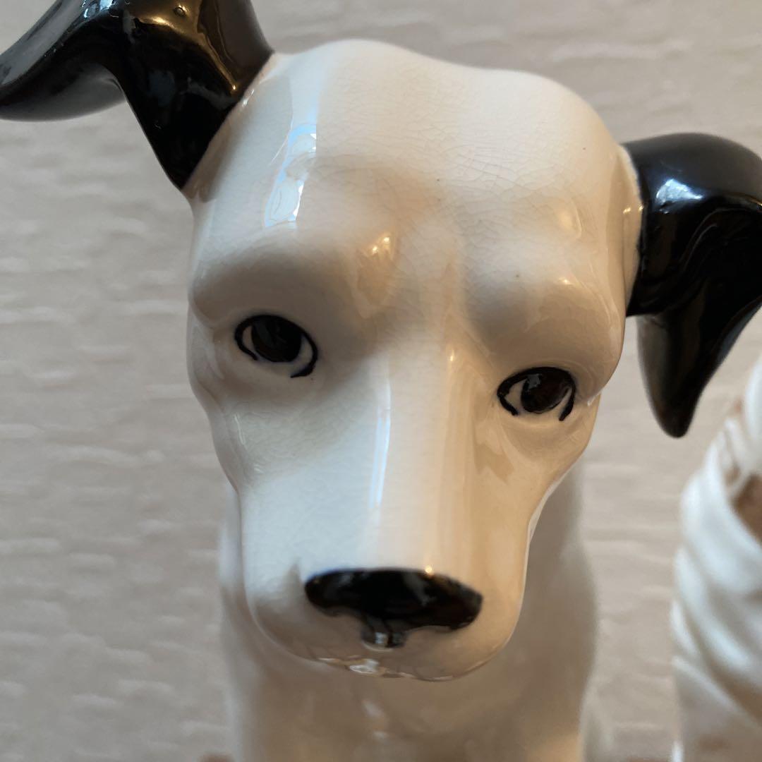 Victor ビクター犬　ニッパー陶器置物