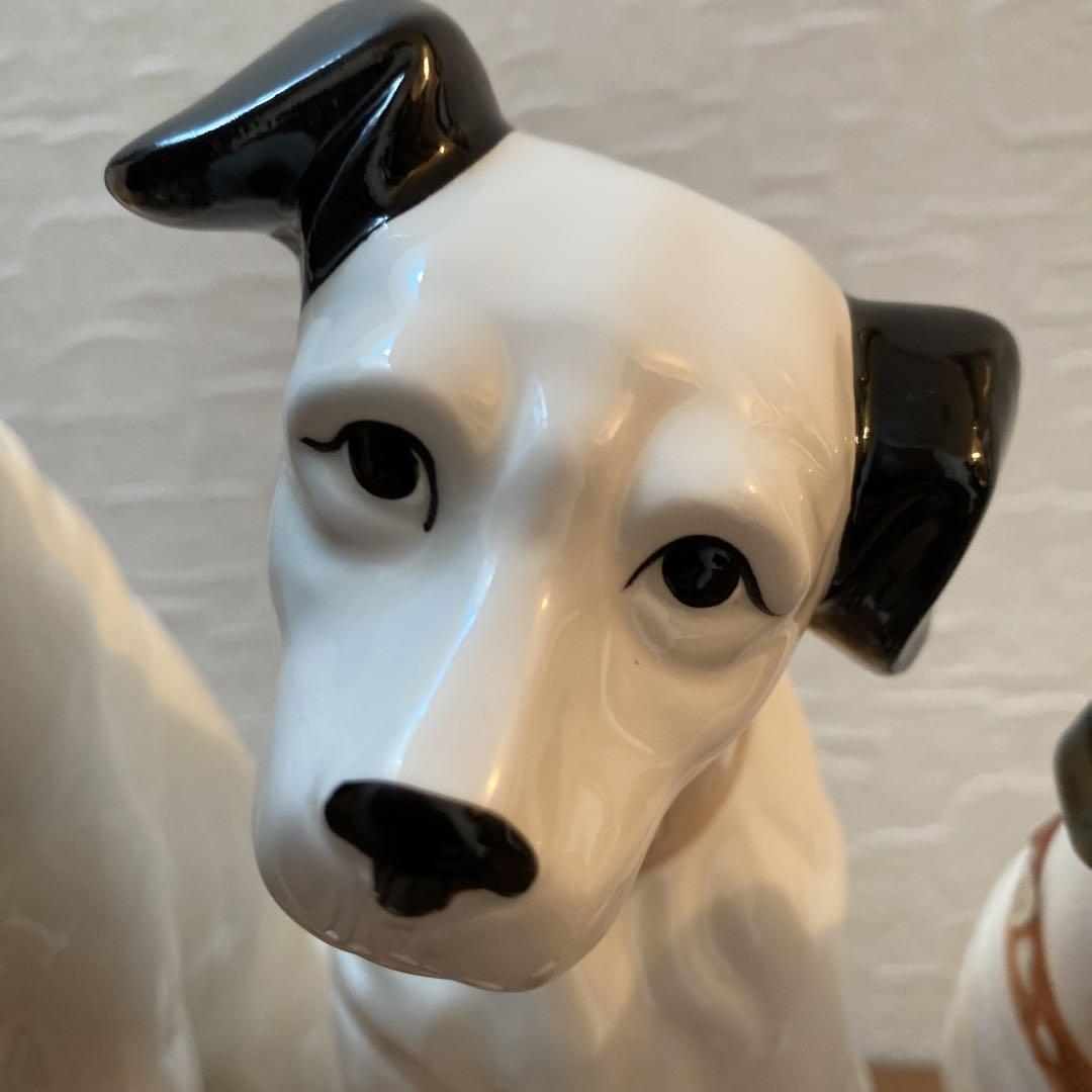 Victor ビクター犬　ニッパー陶器置物