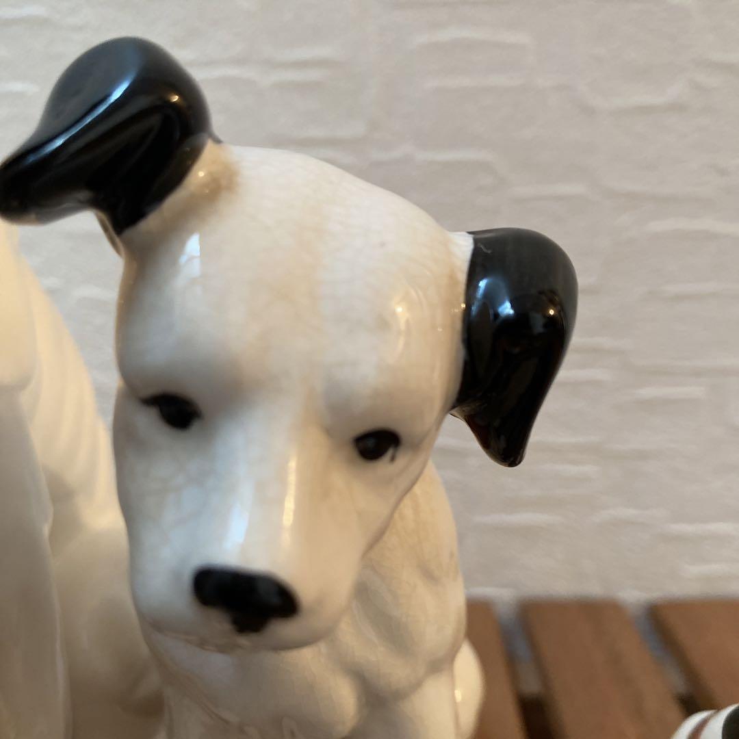 Victor ビクター犬　ニッパー陶器置物