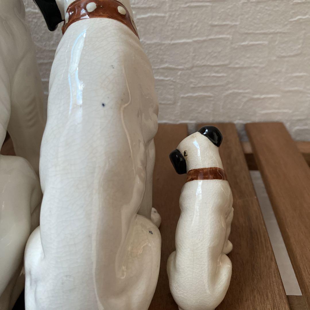 Victor ビクター犬　ニッパー陶器置物