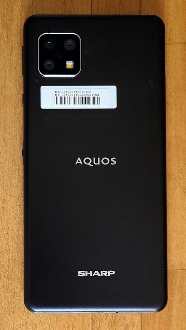 AQUOS sense4 SH-M15 SIMフリー ブラック SHARPオンライン シ