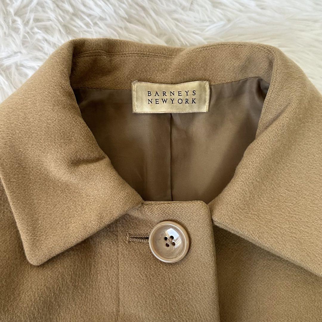 【美品】BARNEYS NEWYORKバーニーズニューヨーク ステンカラーコート 美品✨バーニーズニューヨーク ステンカラーコート カシミア100
