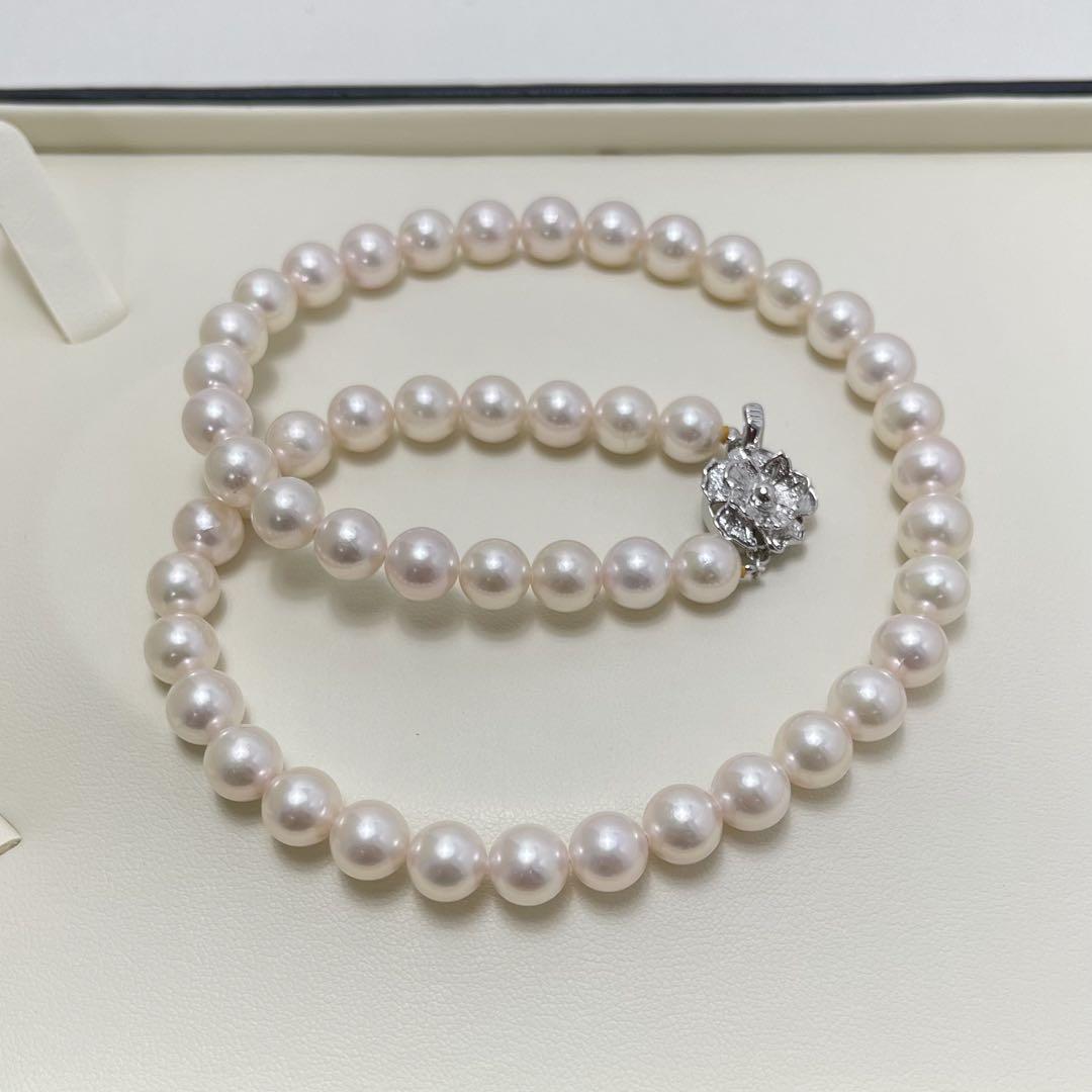 美品✨Takashimaya 高島屋 パールネックレス アコヤ真珠 8～8.5㎜