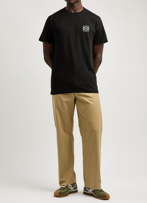 【新品】ロエベ LOEWE メンズ アナグラム Tシャツ 黒 Sサイズ