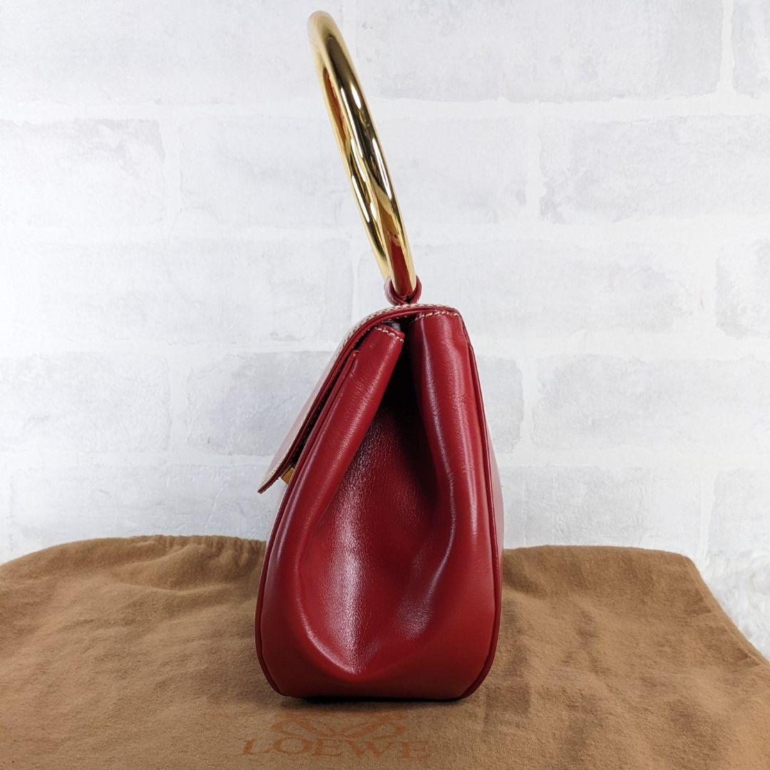 希少 LOEWE ロエベ ハンドバッグ パーティーバッグ メタル
