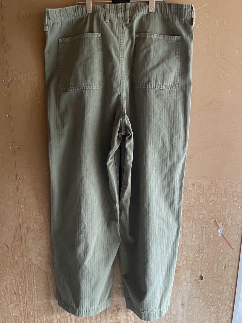 40s  Vintage p-41  HBTパンツ　ドーナツボタン