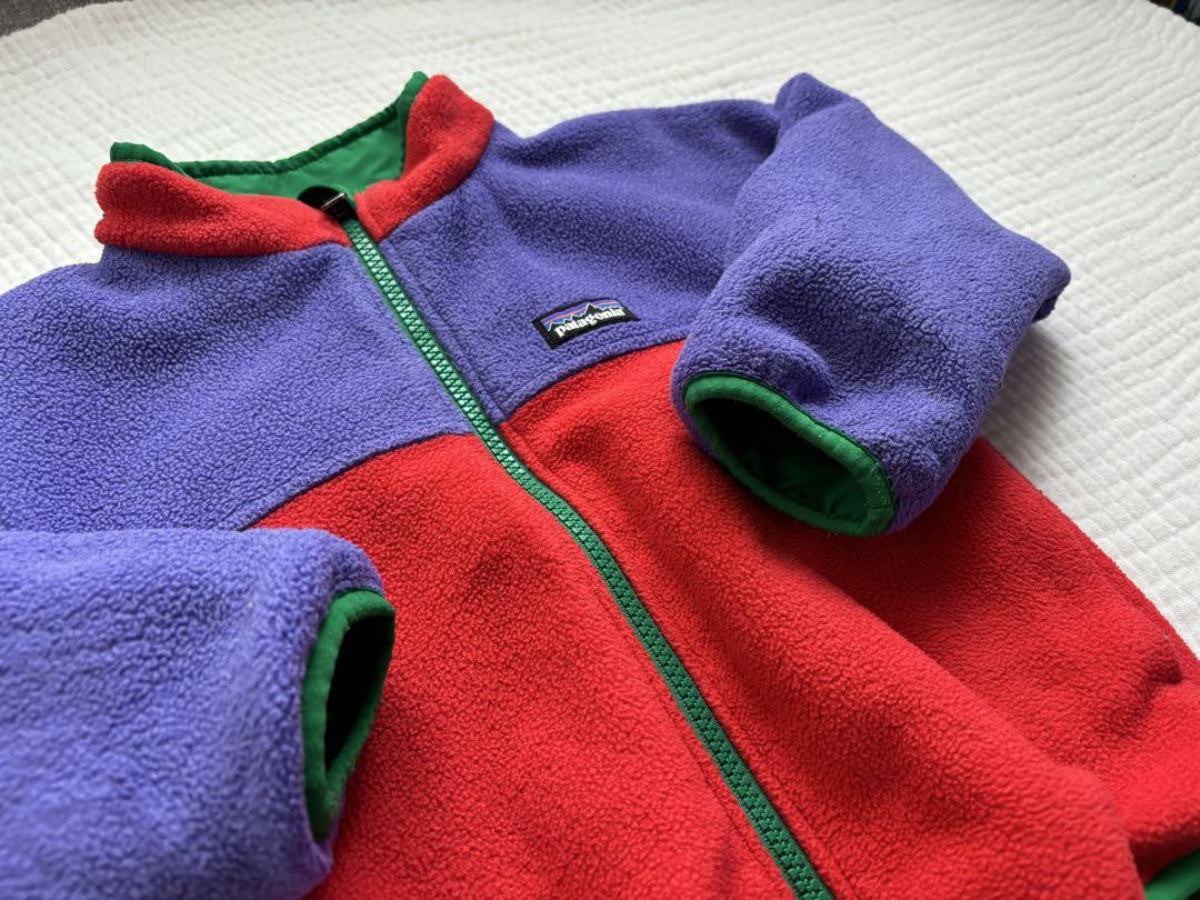 【美品】パタゴニア Patagonia リバーシブルジャケット キッズアウター