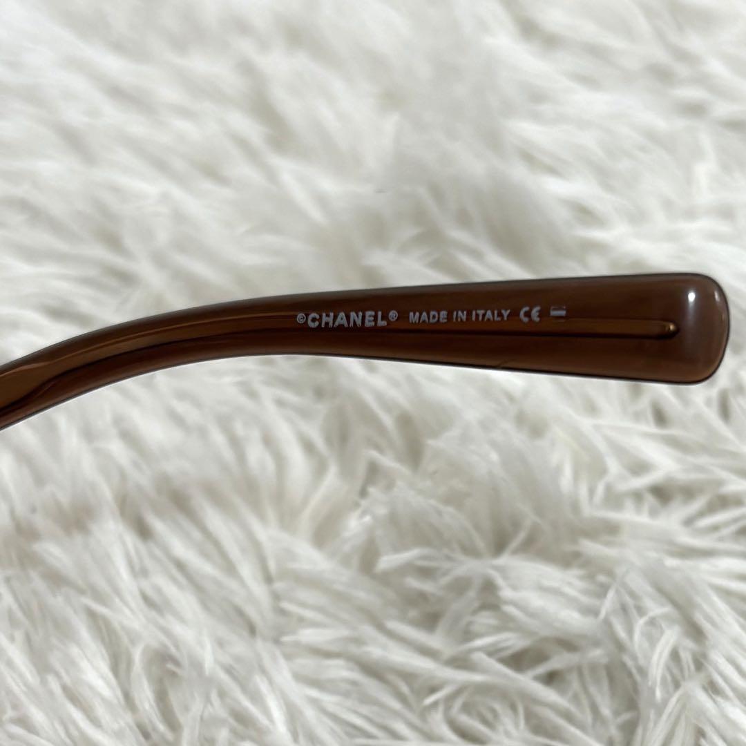 極美品✨CHANELシャネル　ココマーク　サングラス　オレンジ　4112