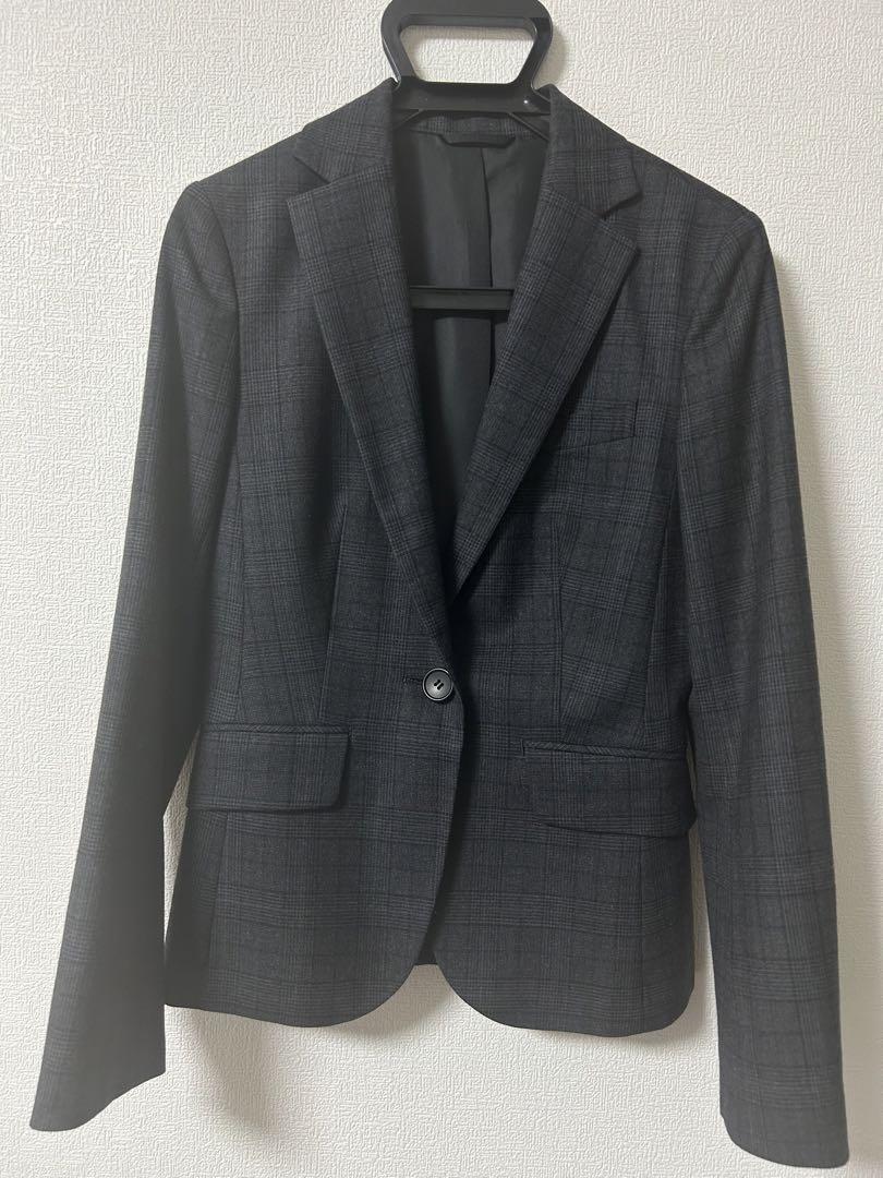 THE SUIT COMPANY she チェック スーツ TEMPSENSE