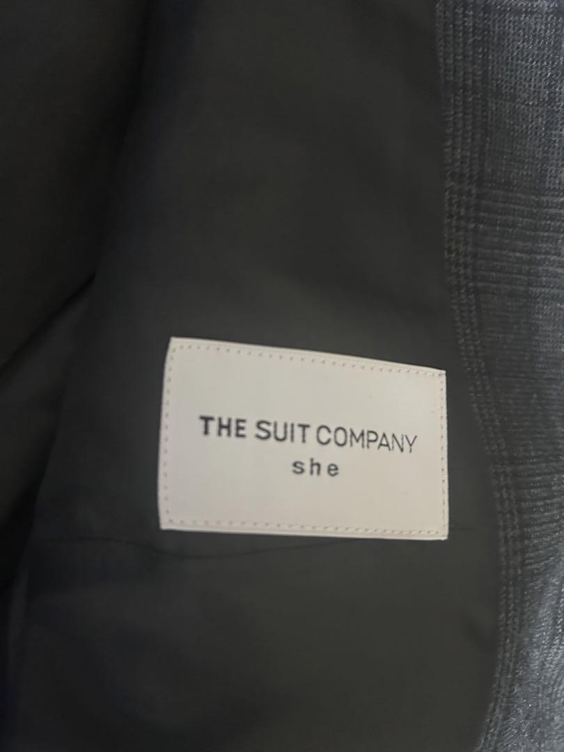 THE SUIT COMPANY she チェック スーツ TEMPSENSE