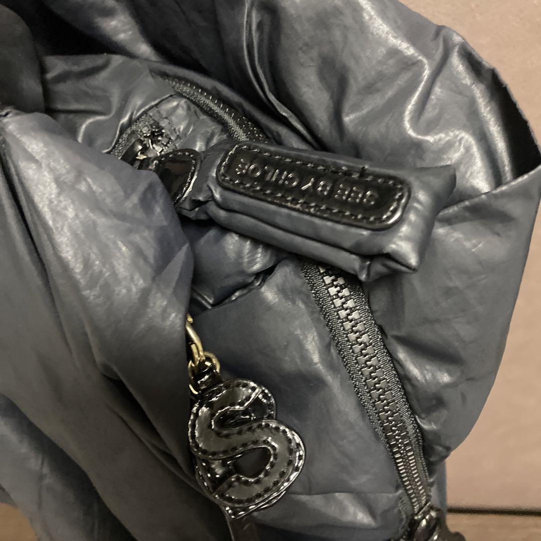 SEE BY CHLOE 】トートバッグ ショルダーバッグ ナイロン 黒