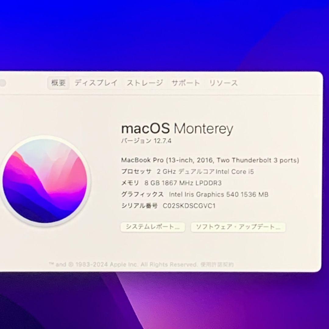MacBook Pro SSD256GB 充放電22回 パソコンPC