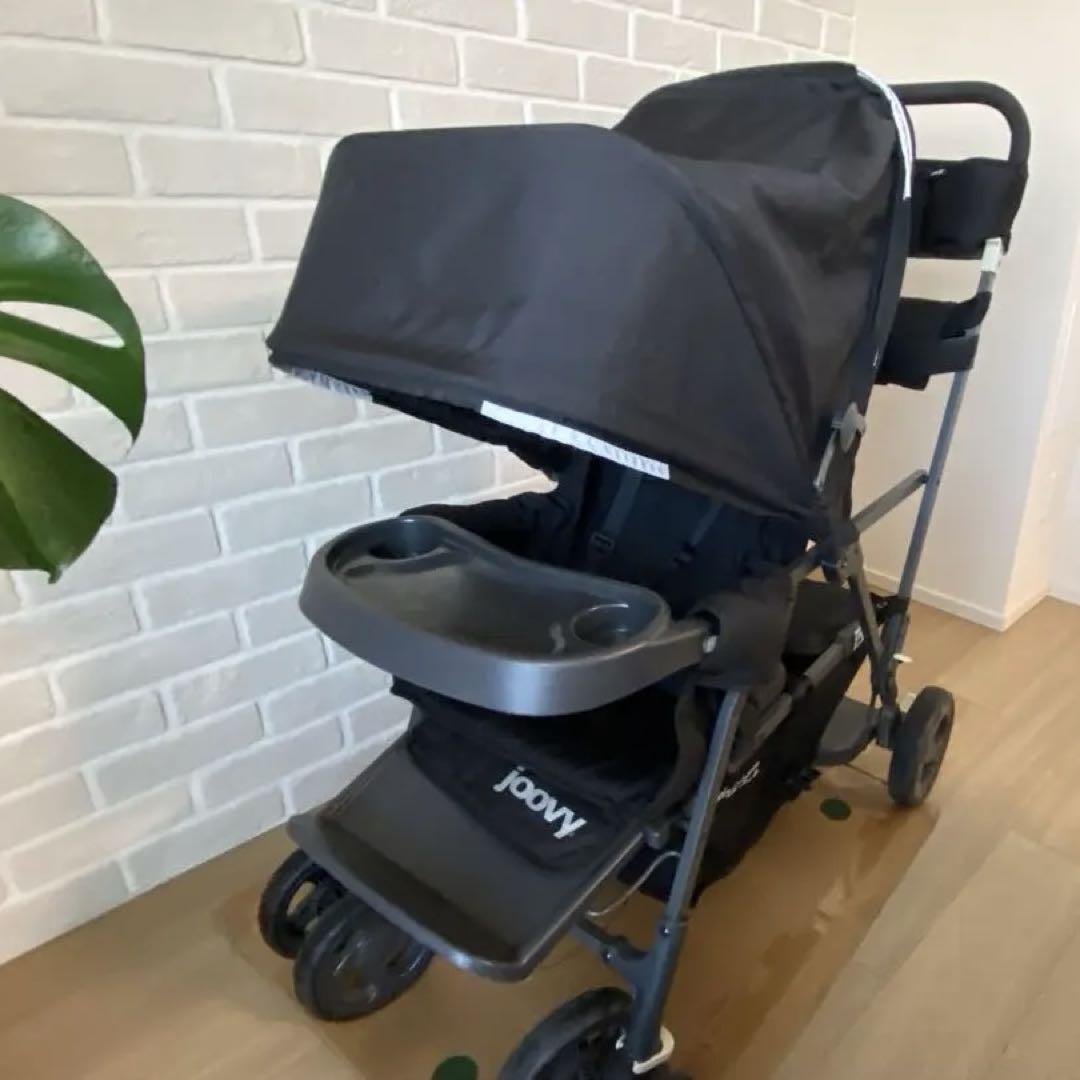 Joovy Caboose Ultralight 二人乗りベビーカー ブラック
