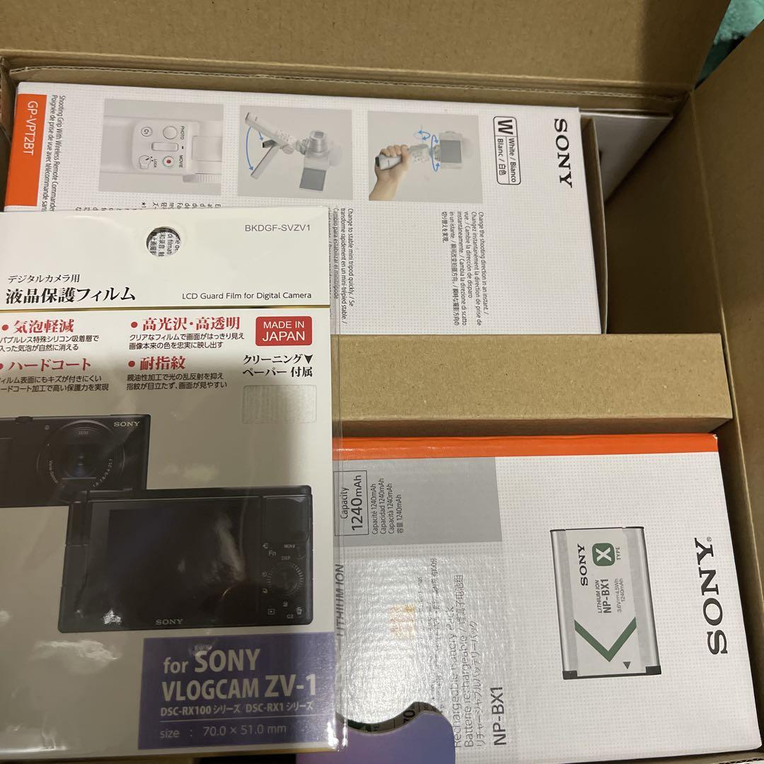 未使用品 SONY ZV-1M2 ホワイト シューティンググリップ付
