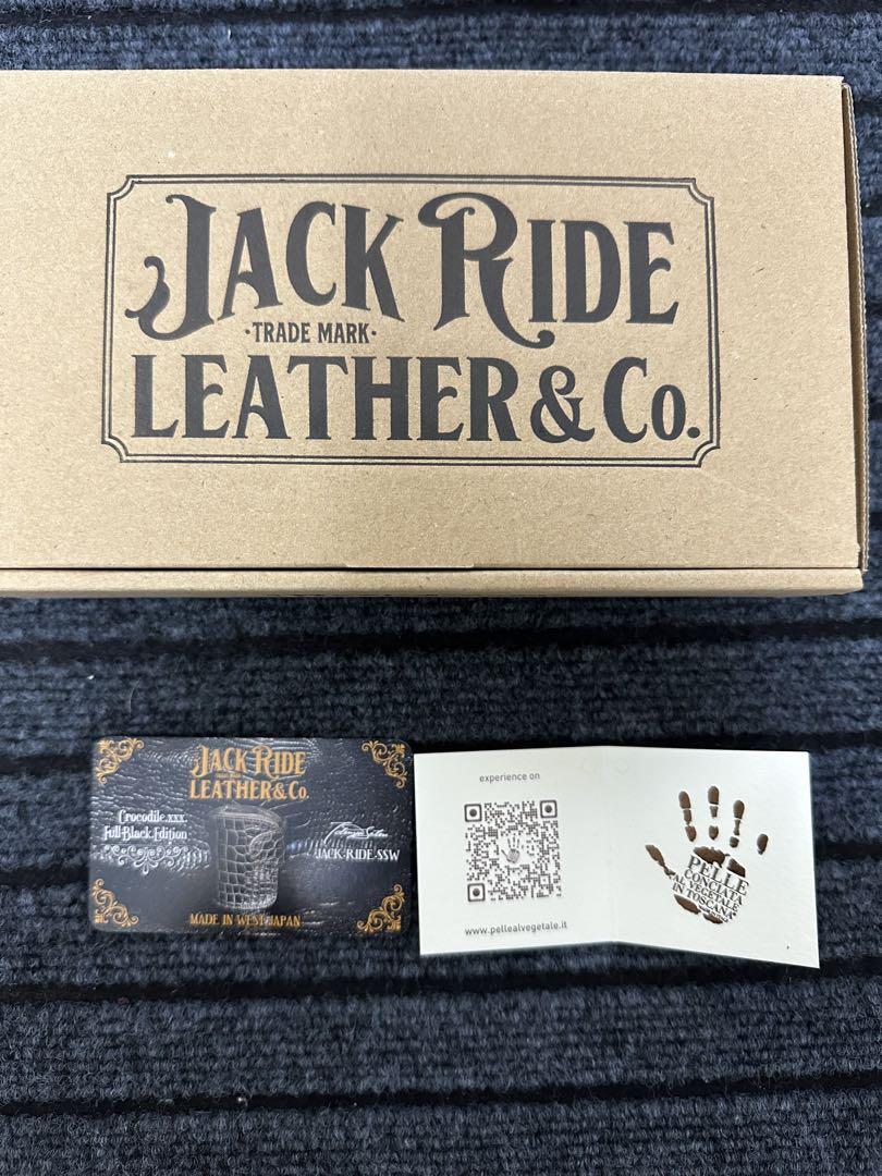 Jack Ride Leather 二つ折り財布 コードバン　ブルー