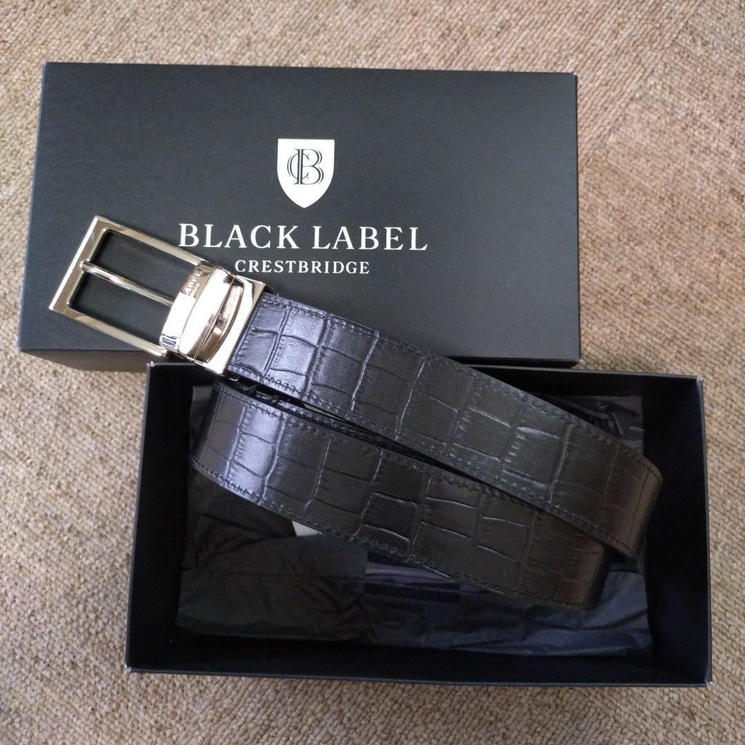 BLACK LABEL CRESTBRIDGE クロコダイル風ベルト　新品未使用