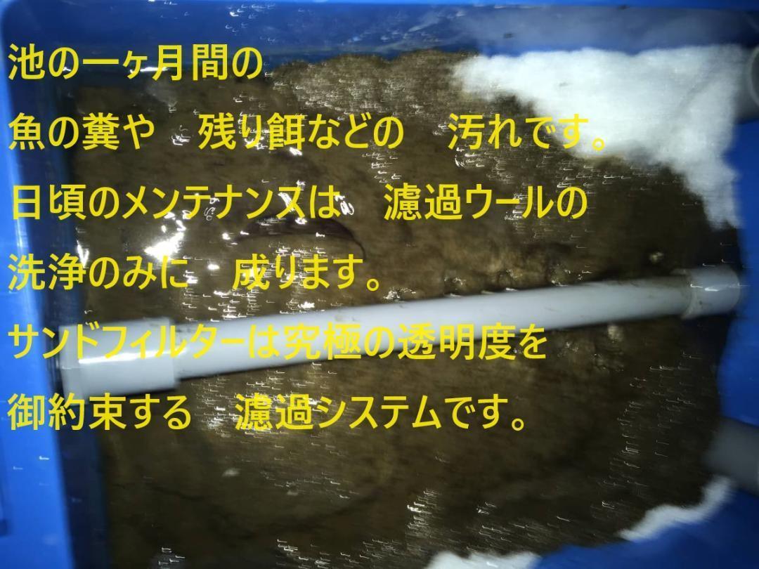 大型ケース 池用 サンドフィルター 濾過ウール 濾過砂 水中