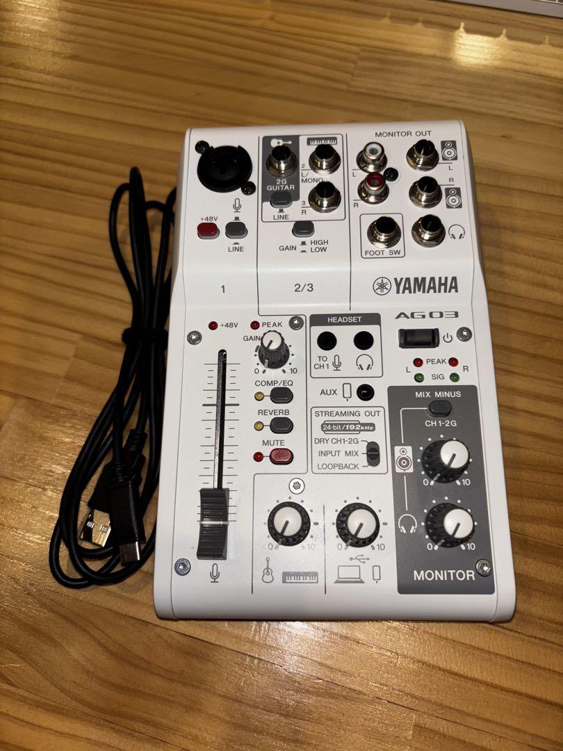 DJ機材 YAMAHA AG03MK2