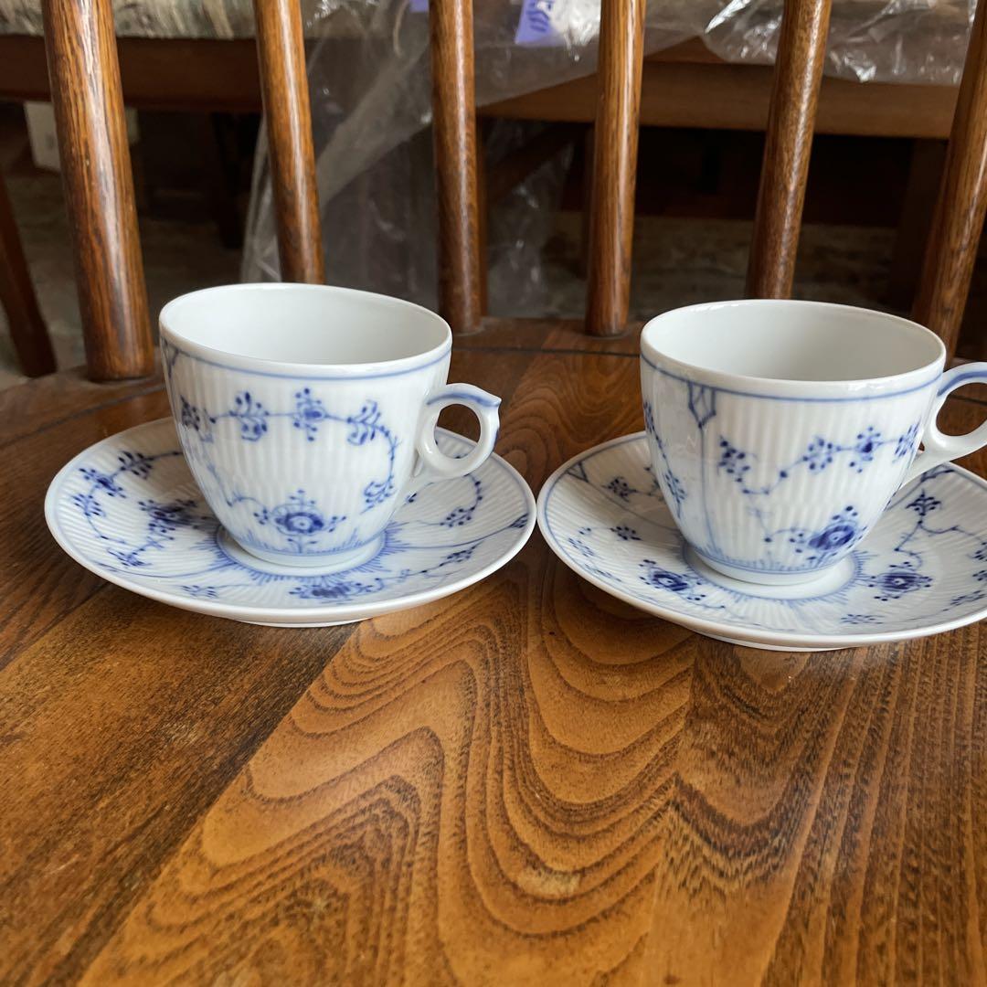 Royal Copenhagen Blue Flower Cup and Saucer/ロイヤル