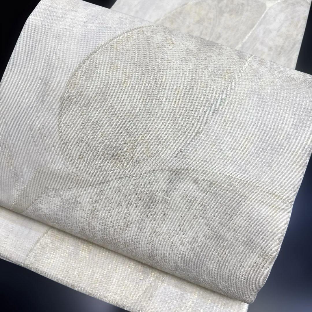 7-23 夏帯 夏物 開き名古屋帯 美品 正絹 着物着物・浴衣