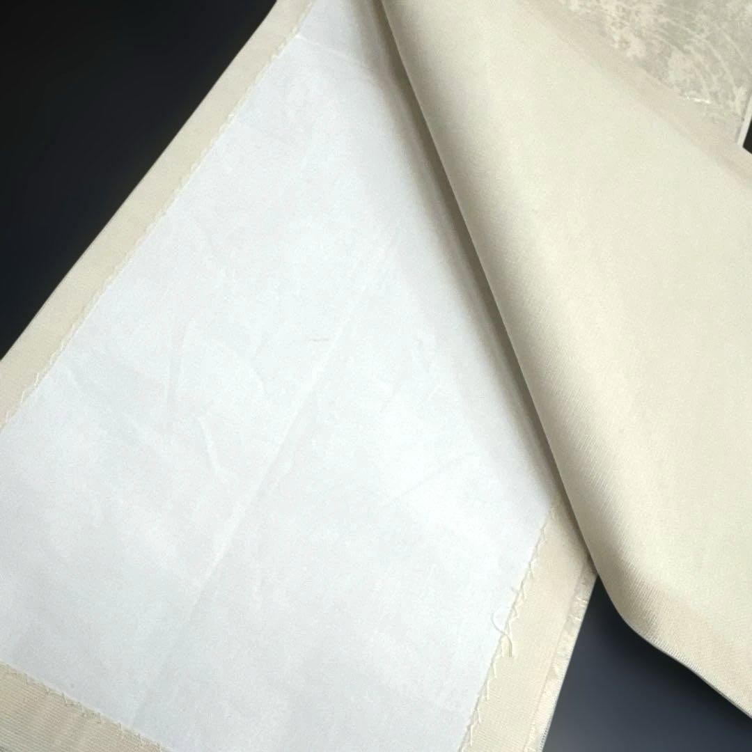 7-23 夏帯 夏物 開き名古屋帯 美品 正絹 着物