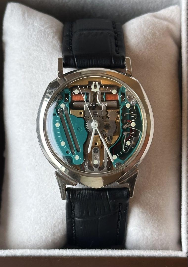 BULOVA ACCUTRON 1961年製14KT ホワイトゴールド 金無垢