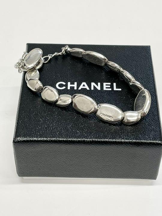 定番人気お得 CHANELシルバーブレスレット ビーンズパーツ vSAfm-m79833134695 人気再入荷