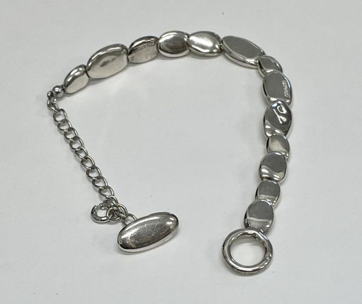 定番人気お得 CHANELシルバーブレスレット ビーンズパーツ vSAfm-m79833134695 人気再入荷