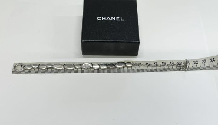 定番人気お得 CHANELシルバーブレスレット ビーンズパーツ vSAfm-m79833134695 人気再入荷