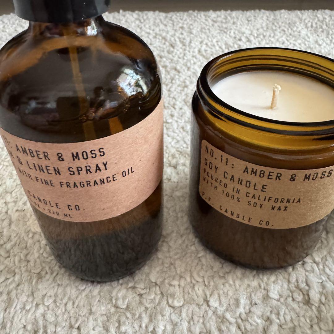P.F.CANDLE CO. No.11 アンバー&モス キャンドル スプレー