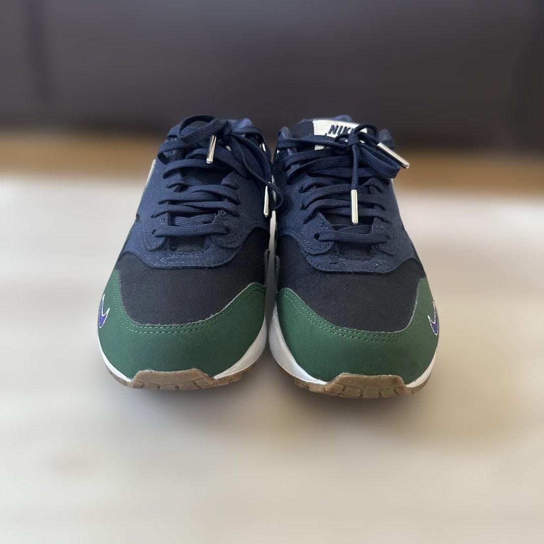 【極美品】Nike Air Max 1ネイビー/グリーン