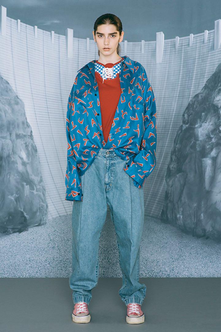NEON SIGN ネオンサイン Used Wide Denim Slacks