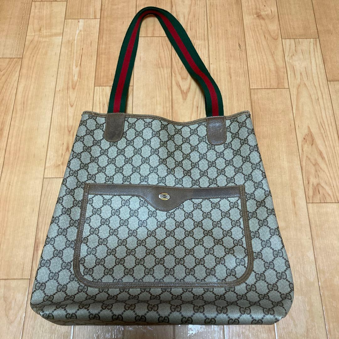 注目ブランド 【GUCCI】グッチ/アクセコ シェリーライントートバッグ