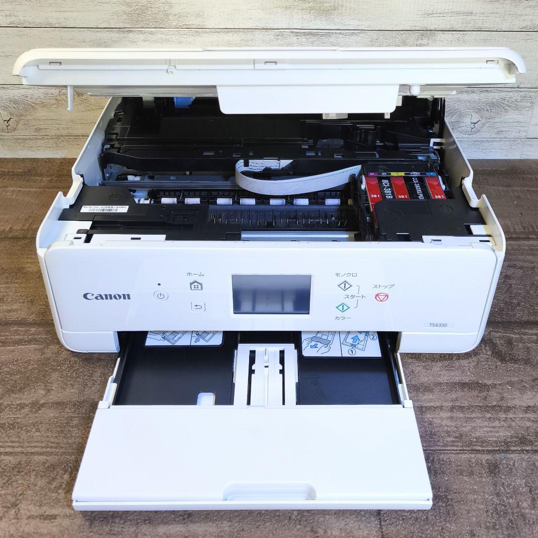 【動作確認済】Canon カラープリンター PIXUS TS6330 WH