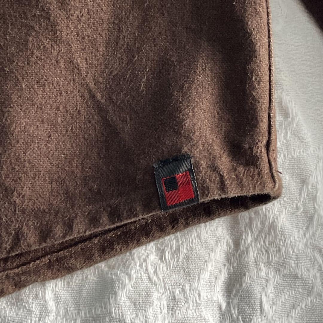 【美品】【3シーズン使用可能】【WOOLRICH】CPOシャツ ブラウン 茶色