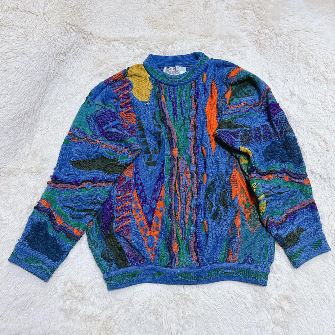 【一点物】 クージー 3Dニット COOGI S オーストラリア製 ブルー