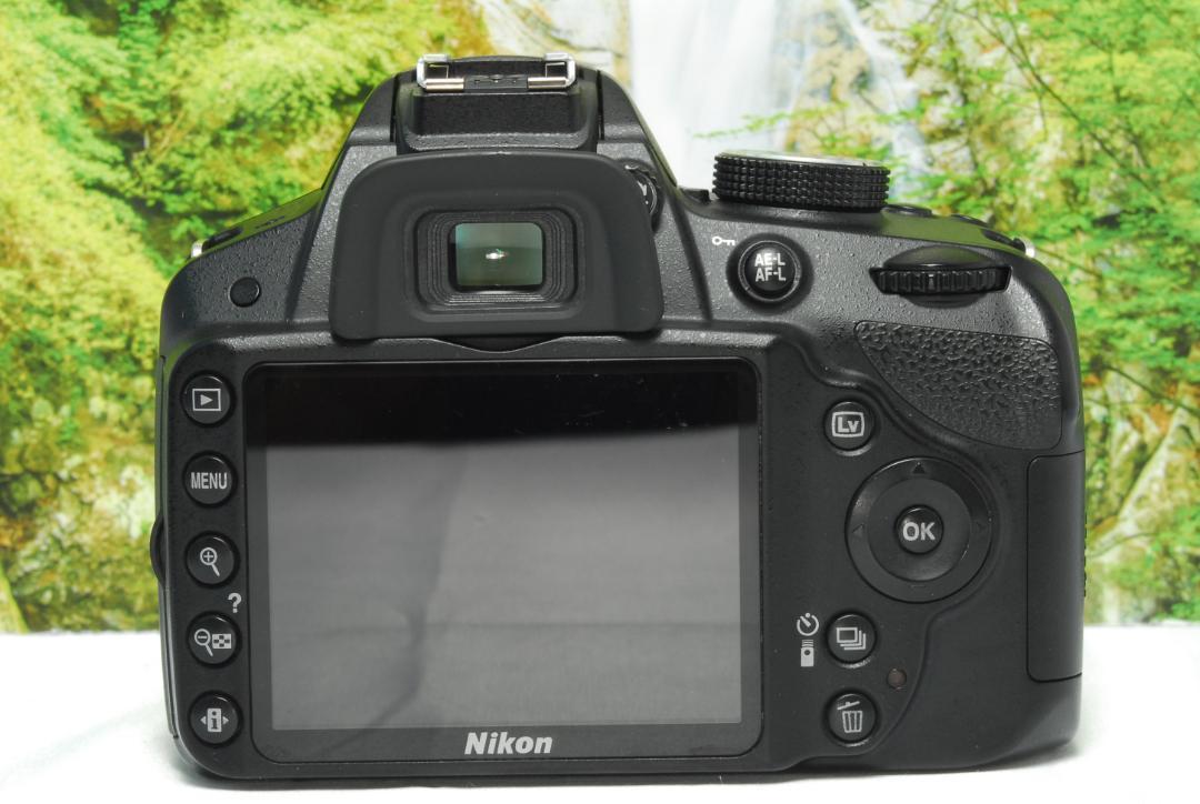 ✨手振補正機能付き望遠レンズ✨Nikon D3200✨高性能入門一眼レフ✨軽量